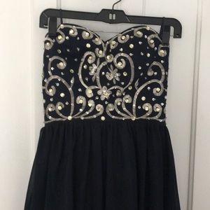 Navy blue dress